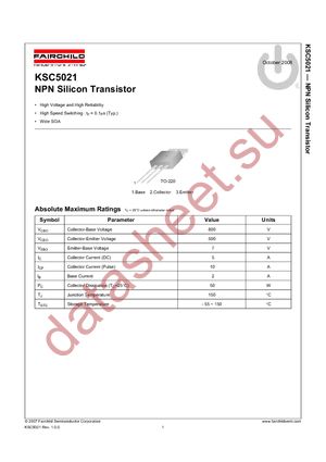 KSC5021 datasheet  